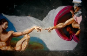 Michelangelo creation of Adam